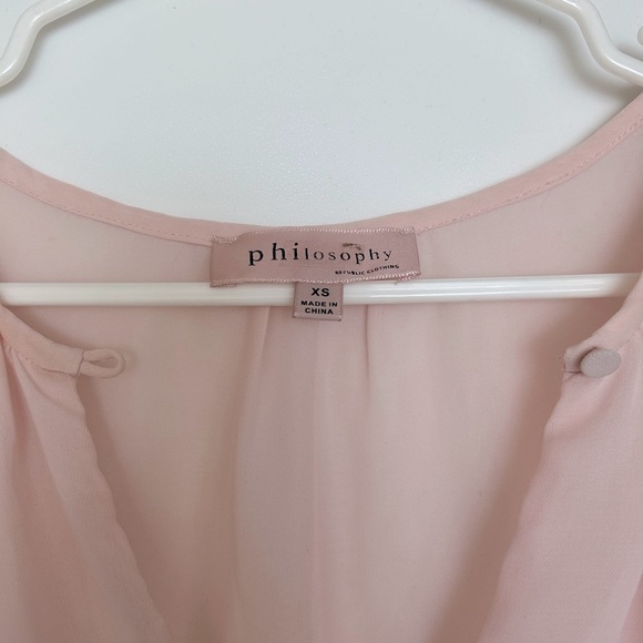 Philosophy XS Pink Blouse - timeless elegance - Picture 2 of 2